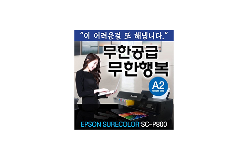 엡손 포토프린터 SureColor SP-800 듀라핌 9색 무한잉크공급기